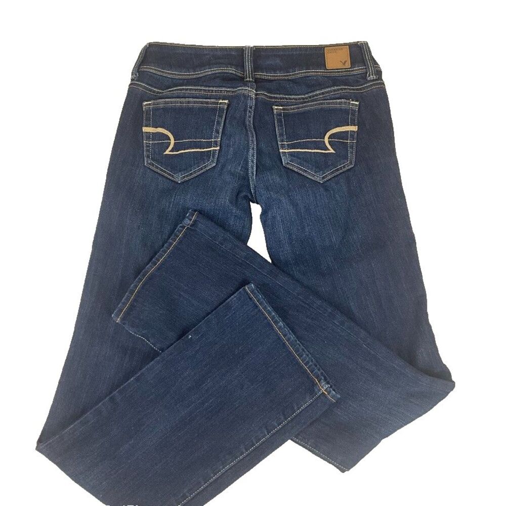 American Eagle Jeans  NWOT Women's 2 Blue Dark Wash Slim Boot Cut Jeans